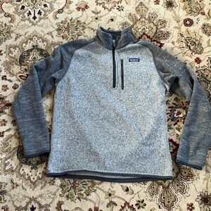 Patagonia men’s knit fleece quarter zip